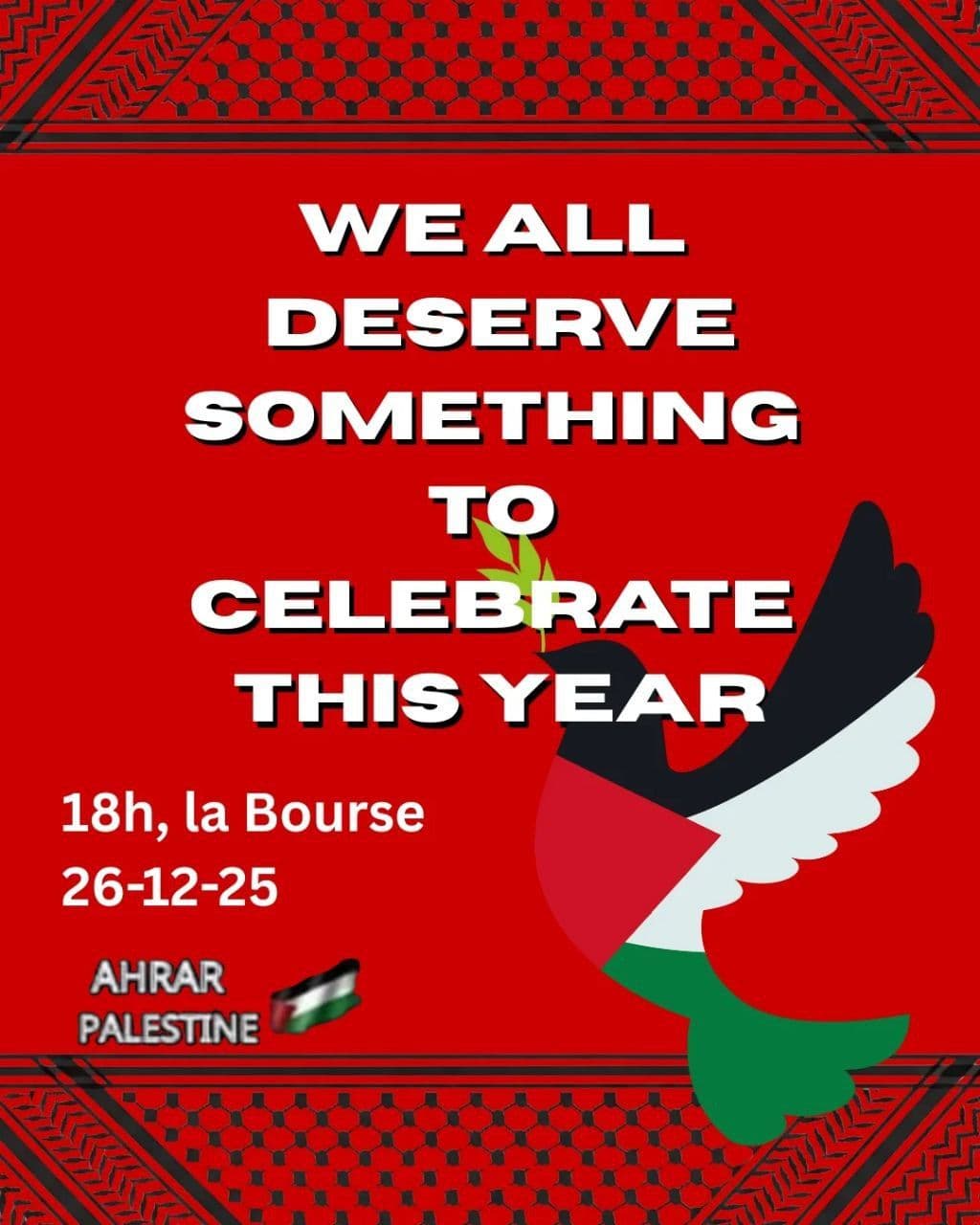 WE ALL DESERVE SOMETHING TO CELEBRATE THIS YEAR