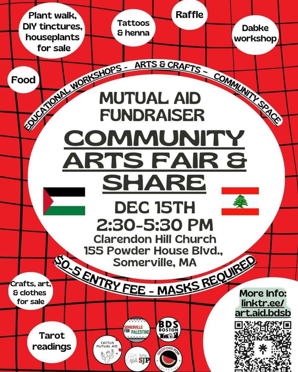 MUTUAL AID FUNDRAISER COMMUNITY ARTS FAIR & SHARE