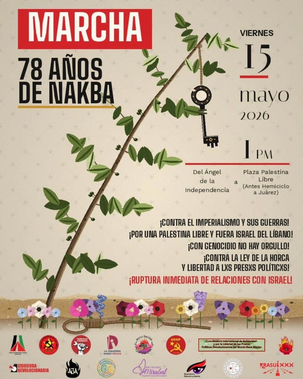 MARCHA 78 AÑOS DE NAKBA