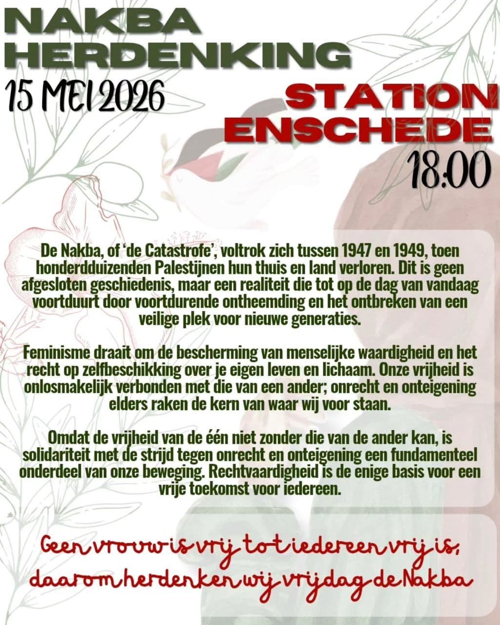NAKBA HERDENKING