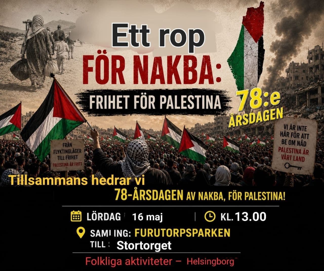 Ett rop FÖR NAKBA: