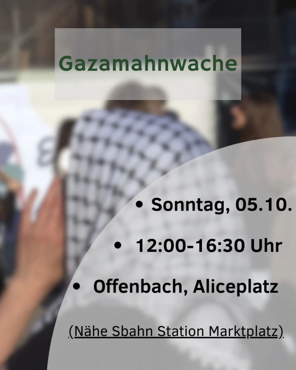 Gazamahnwache