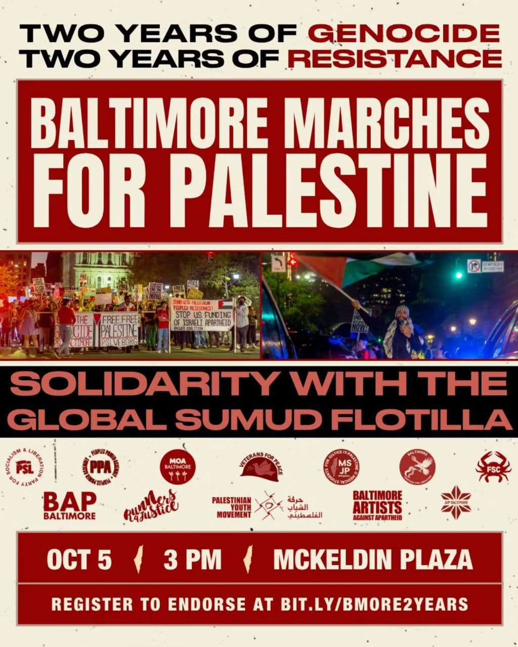 BALTIMORE MARCHES FOR PALESTINE