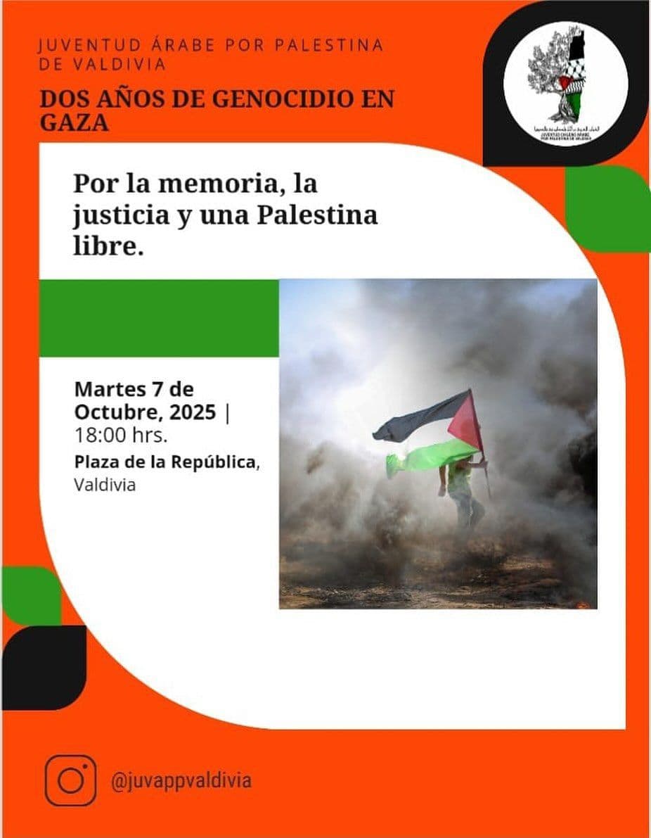 Por la memoria, la justicia y una Palestina libre.