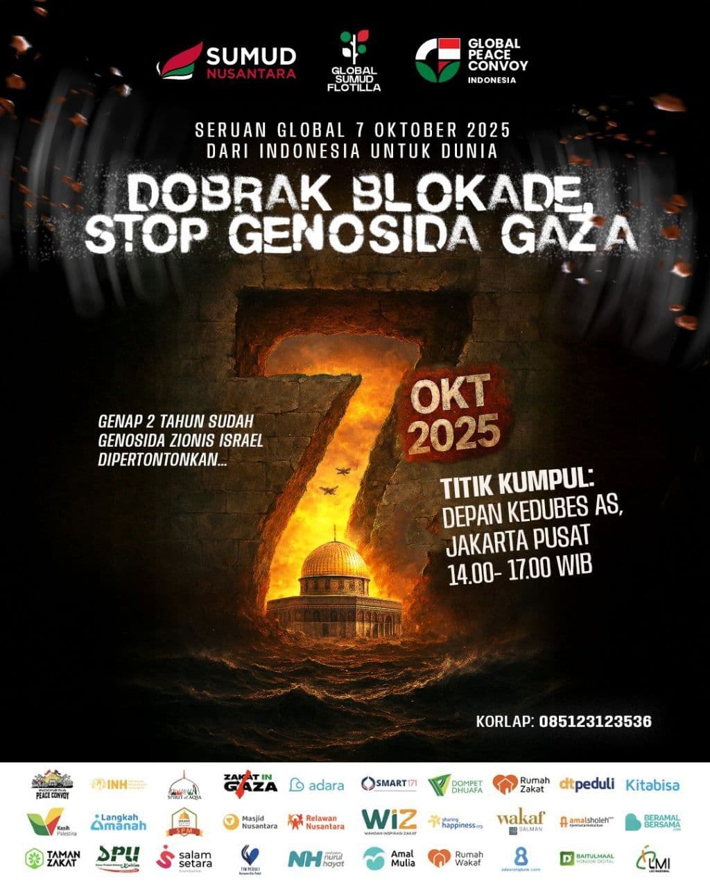 DOBRAK BLOKADE STOP GENOSIDA GAZA