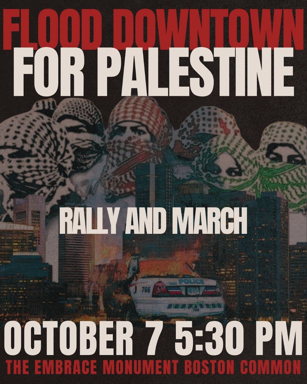 FLOOD DOWNTOWN FOR PALESTINE