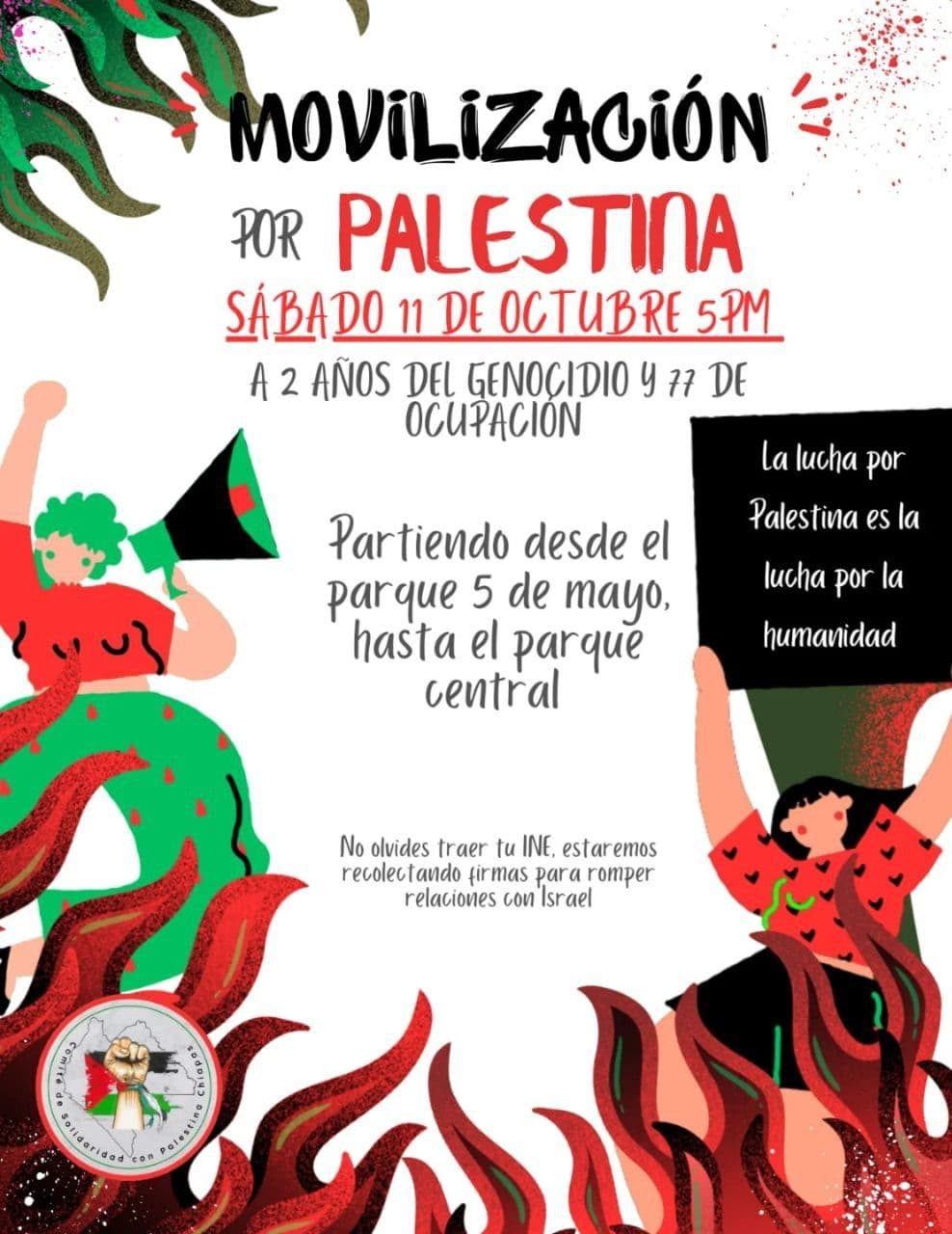 MOVILIZACIÓN POR PALESTINA