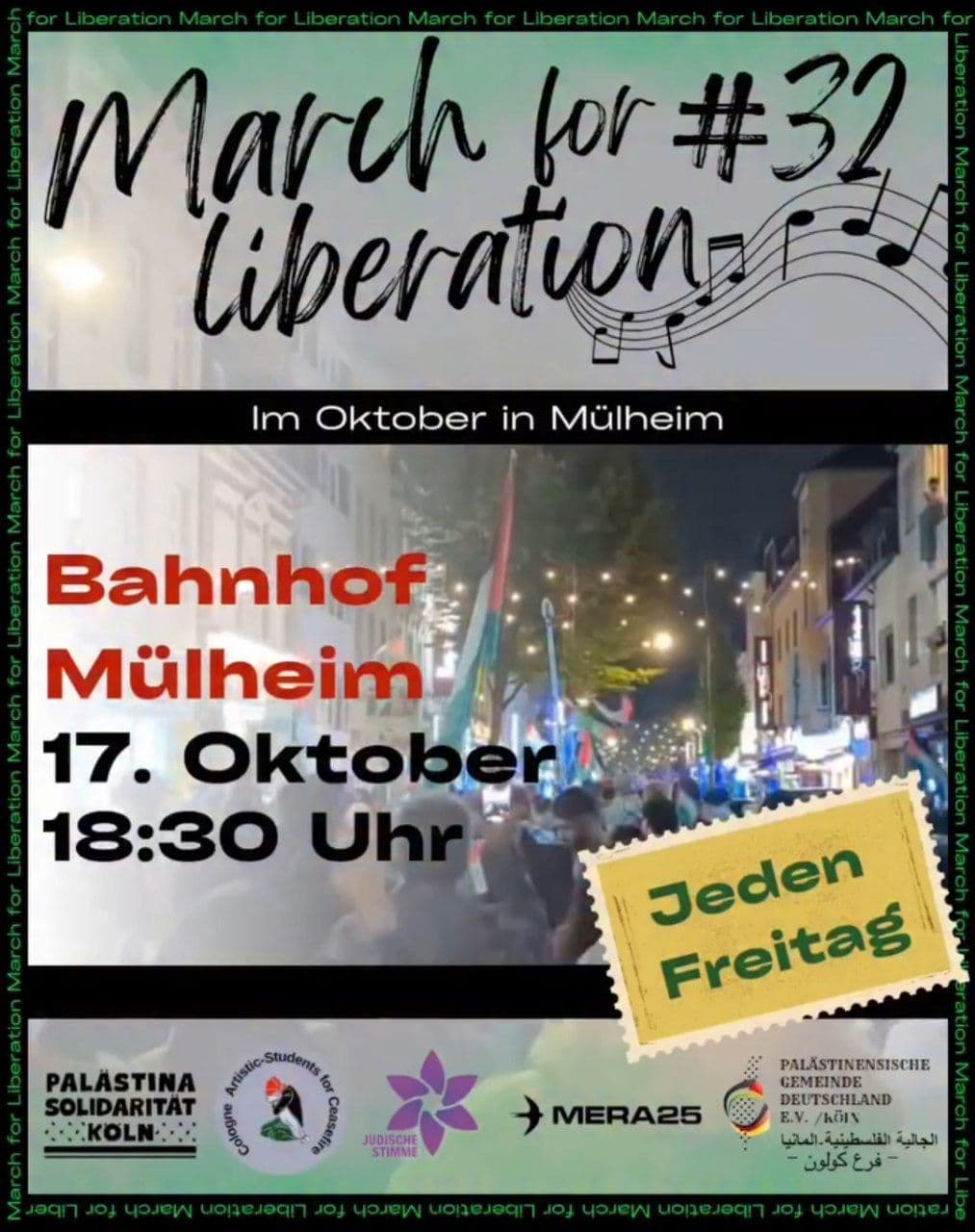 March for #32 liberation