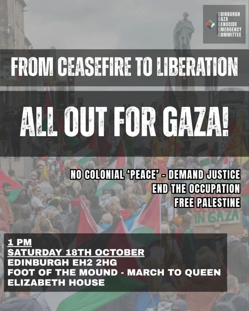 ALL OUT FOR GAZA!