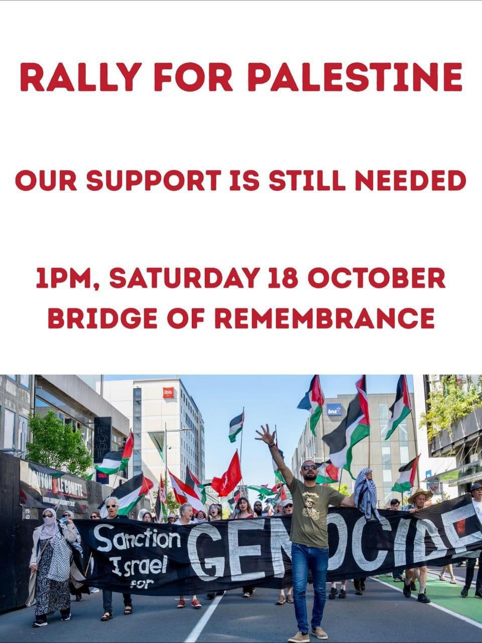 RALLY FOR PALESTINE