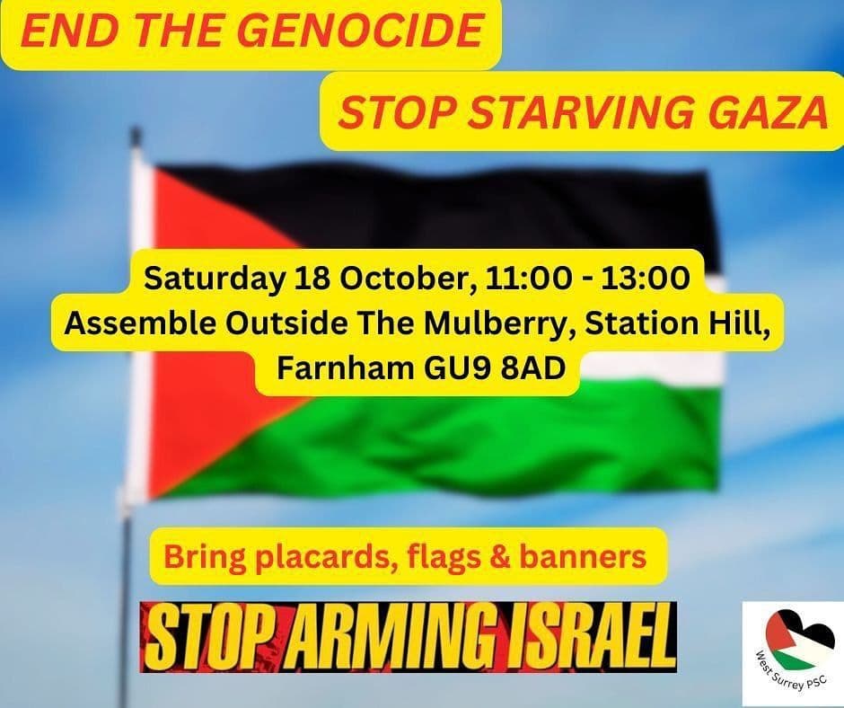END THE GENOCIDE STOP STARVING GAZA