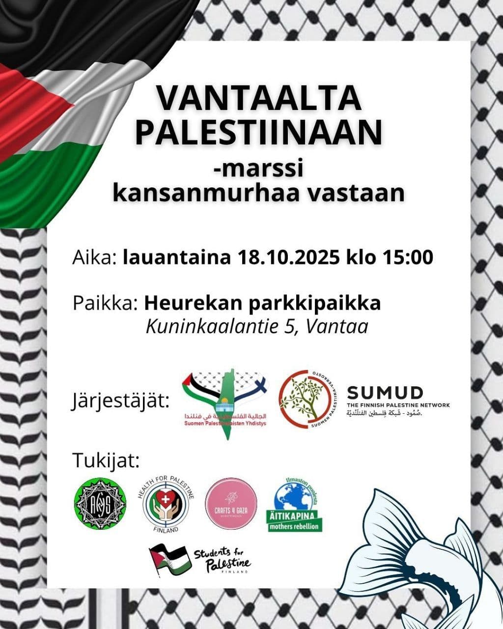 VANTAALTA PALESTIINAAN