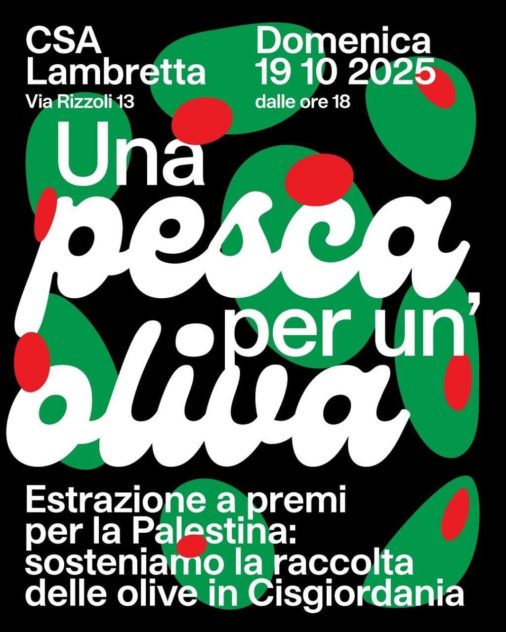 Sostieni la raccolta delle olive in Palestina!