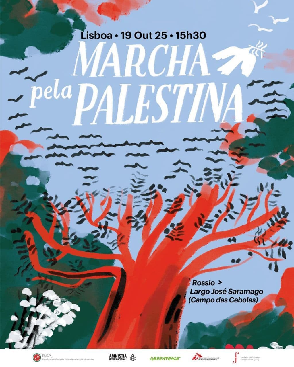 MARCHA pela PALESTINA