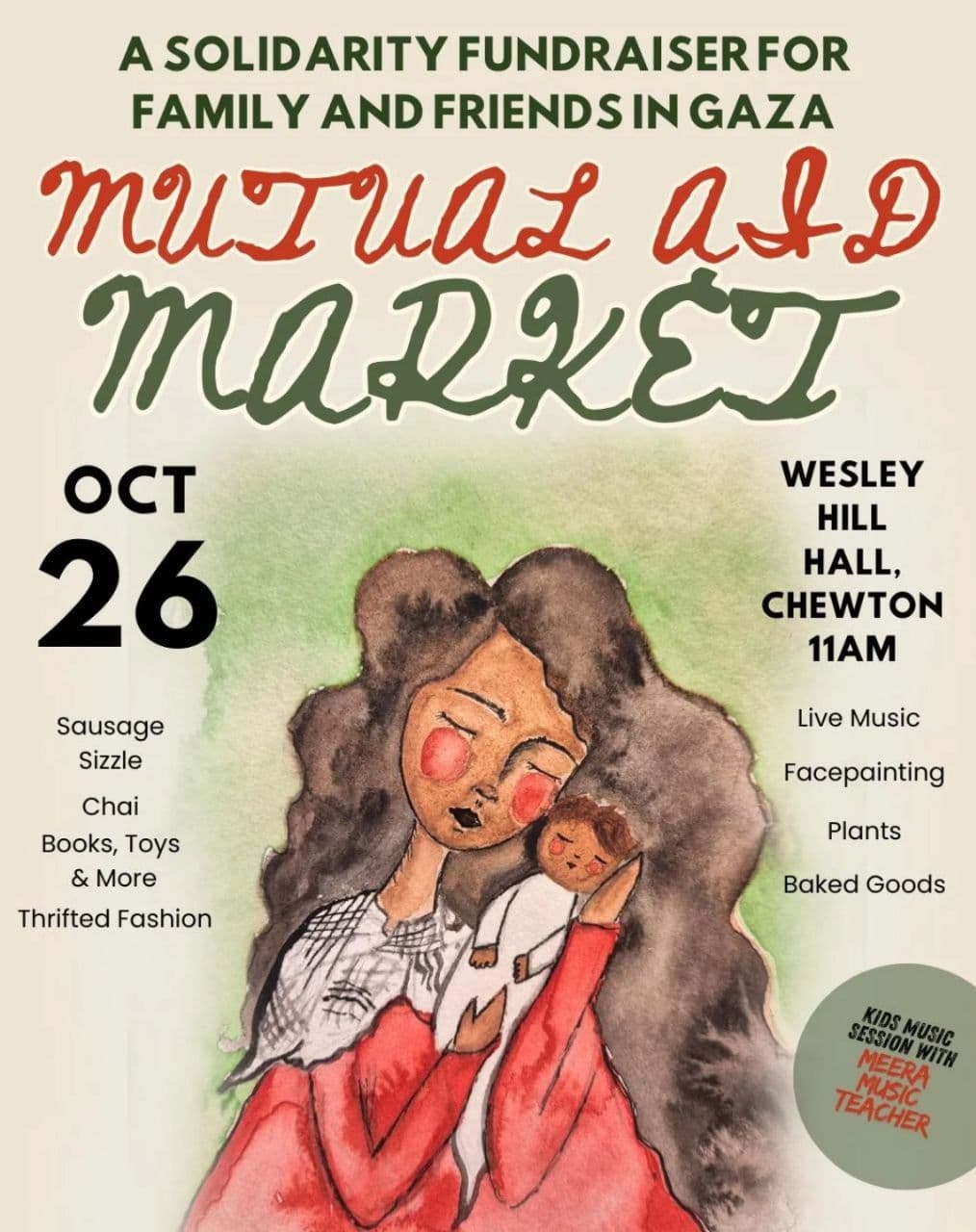 A SOLIDARITY FUNDRAISER FOR FAMILY AND FRIENDS IN GAZA