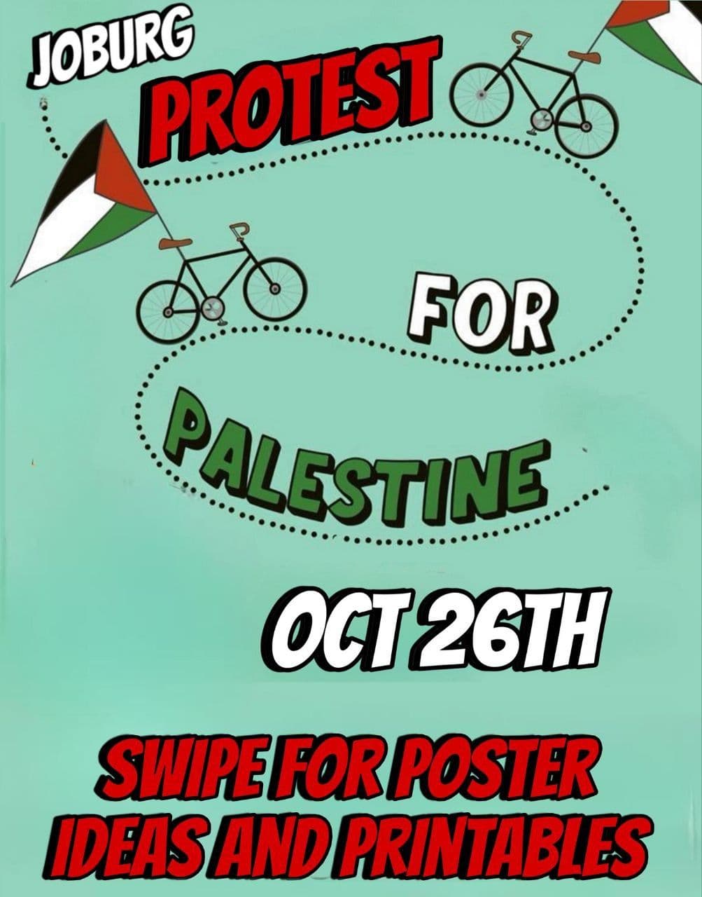 JOBURG PROTEST FOR PALESTINE