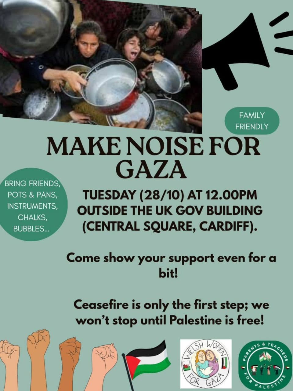 MAKE NOISE FOR GAZA
