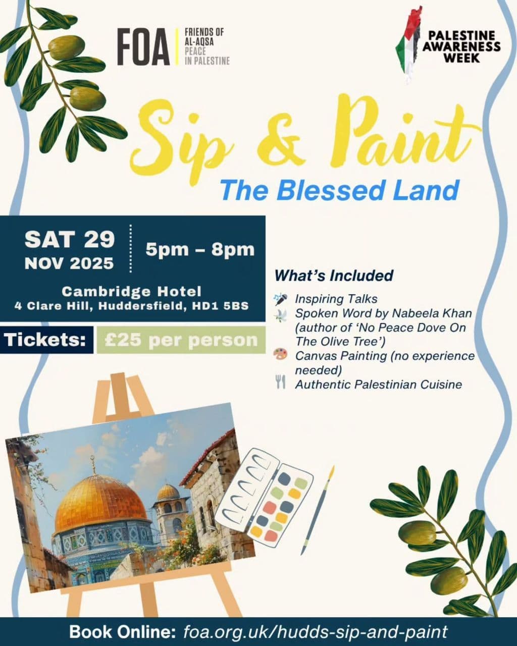 Sip & Paint The Blessed Land