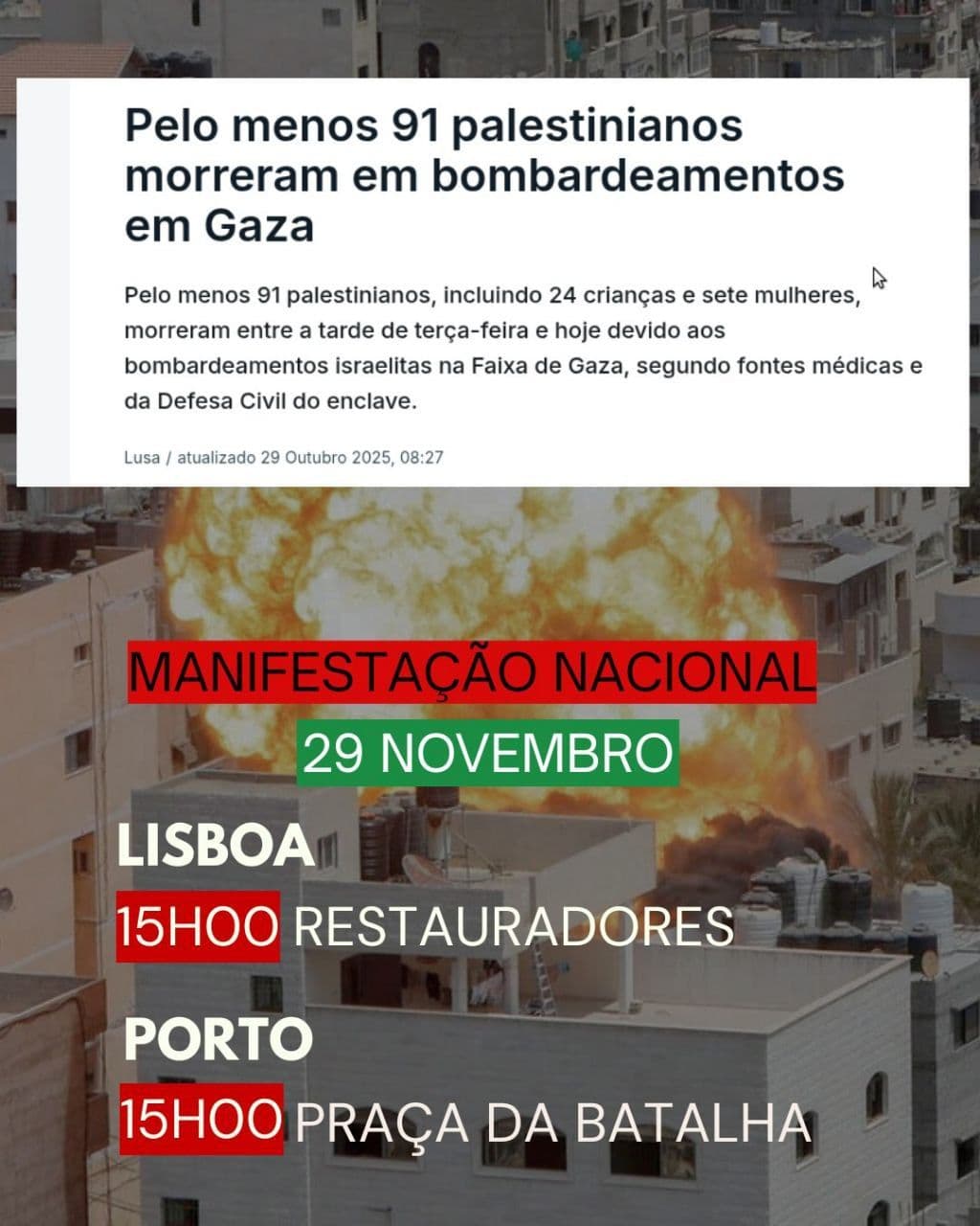 MANIFESTAÇÃO NACIONAL
