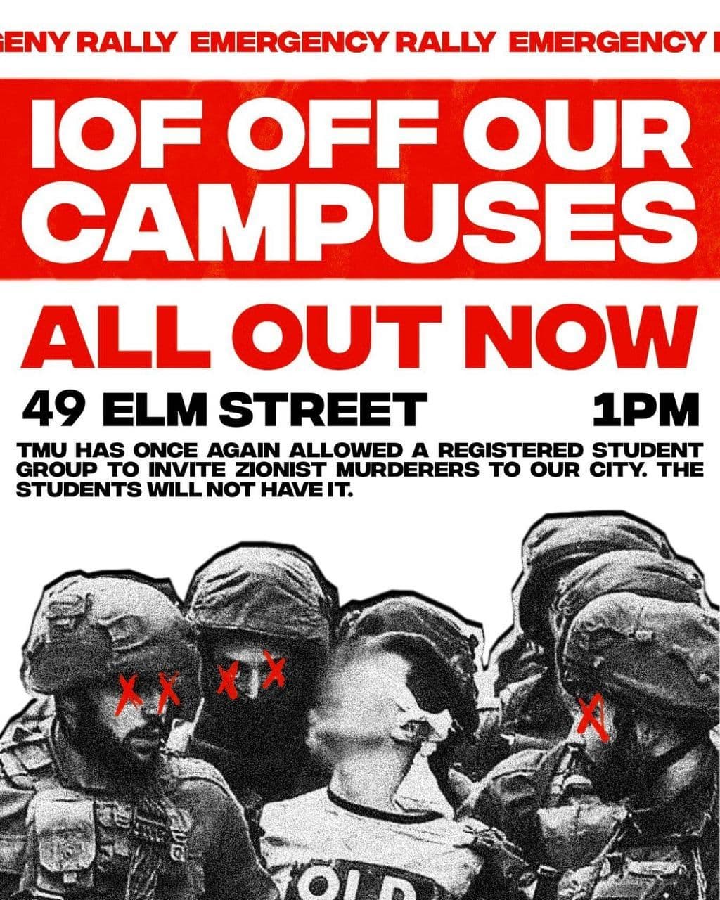 IOF OFF OUR CAMPUSES ALL OUT NOW