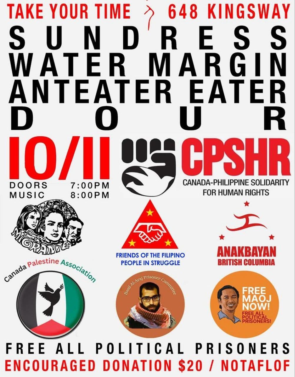 SUNDRESS WATER MARGIN ANTEATER EATER Dour