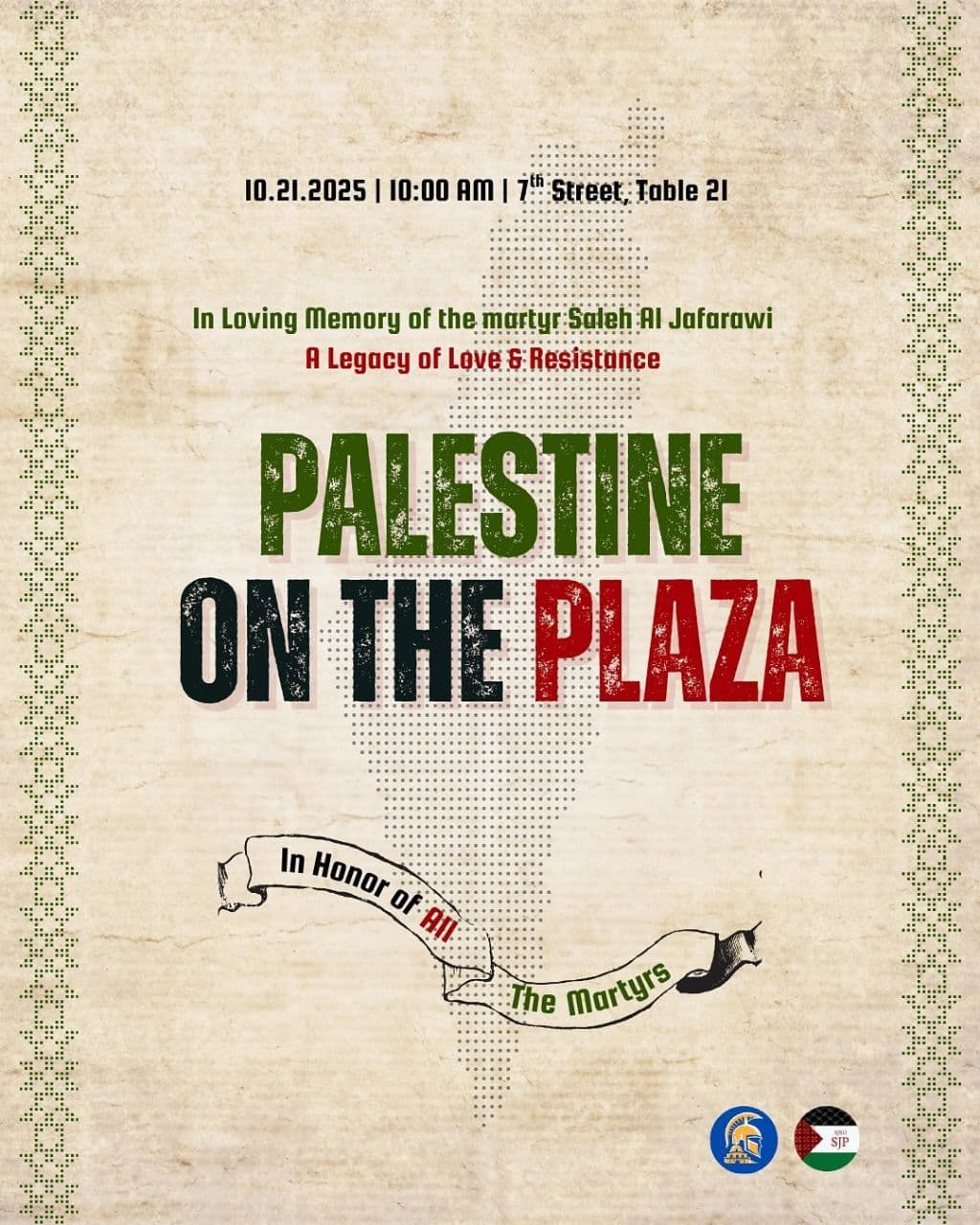PALESTINE ON THE PLAZA