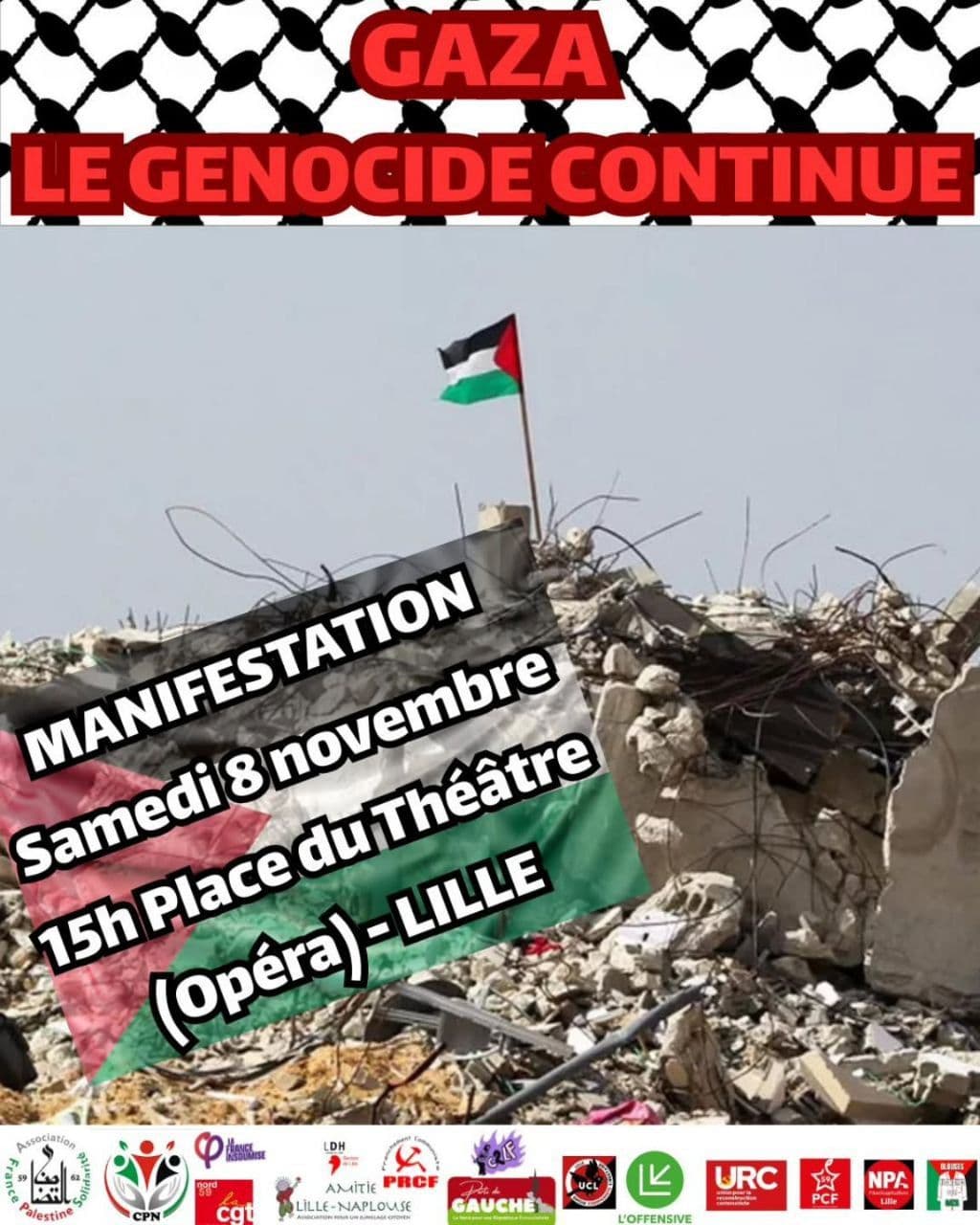 GAZA LE GENOCIDE CONTINUE