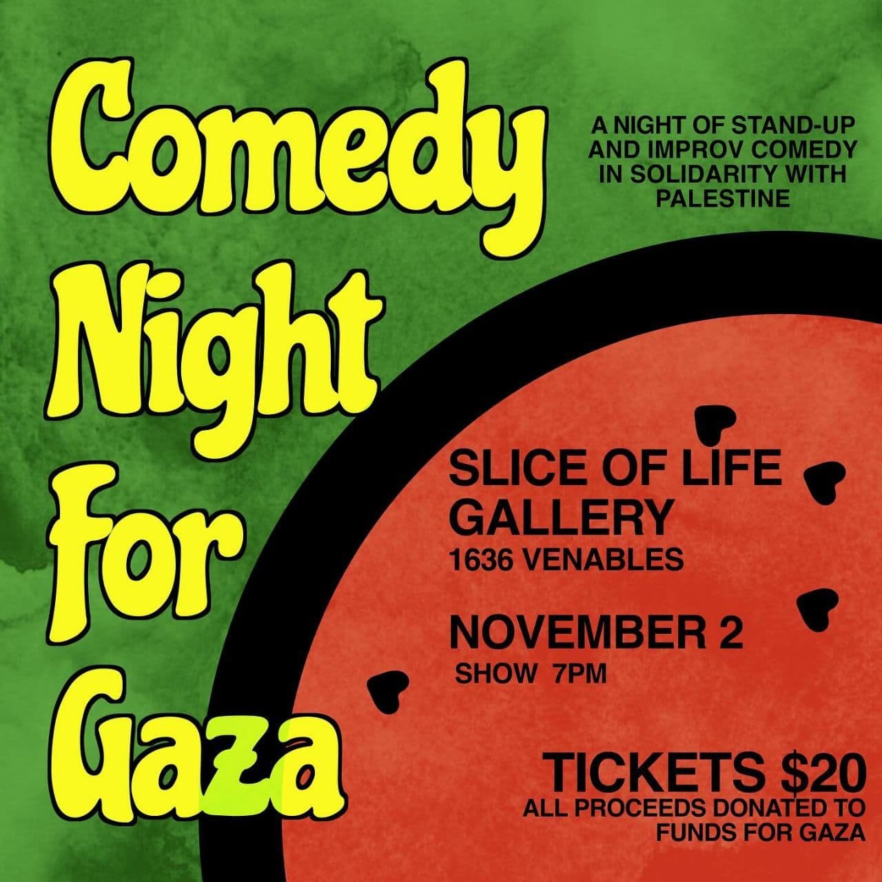 COMEDY NIGHT FOR GAZA