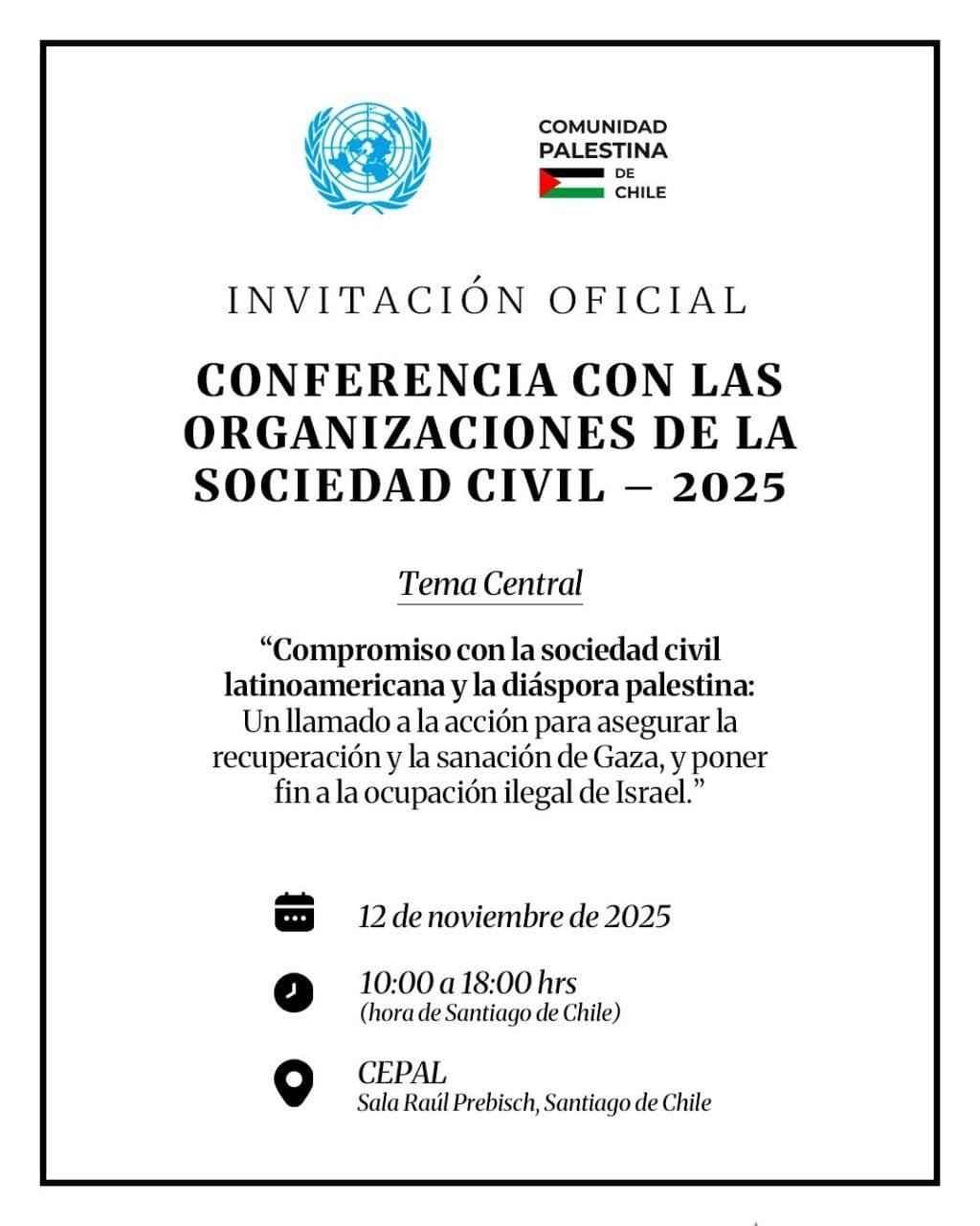 INVITACIÓN OFICIAL