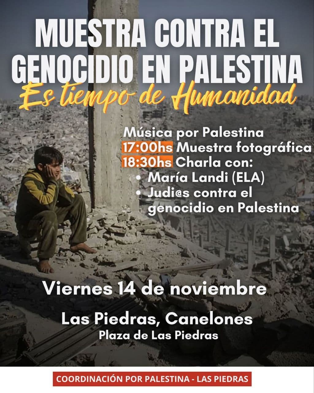 MUESTRA CONTRA EL GENOCIDIO EN PALESTINA