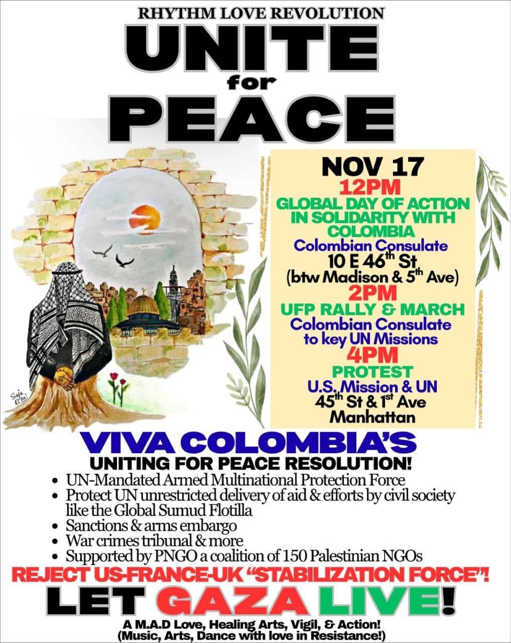 RHYTHM LOVE REVOLUTION UNITE for PEACE