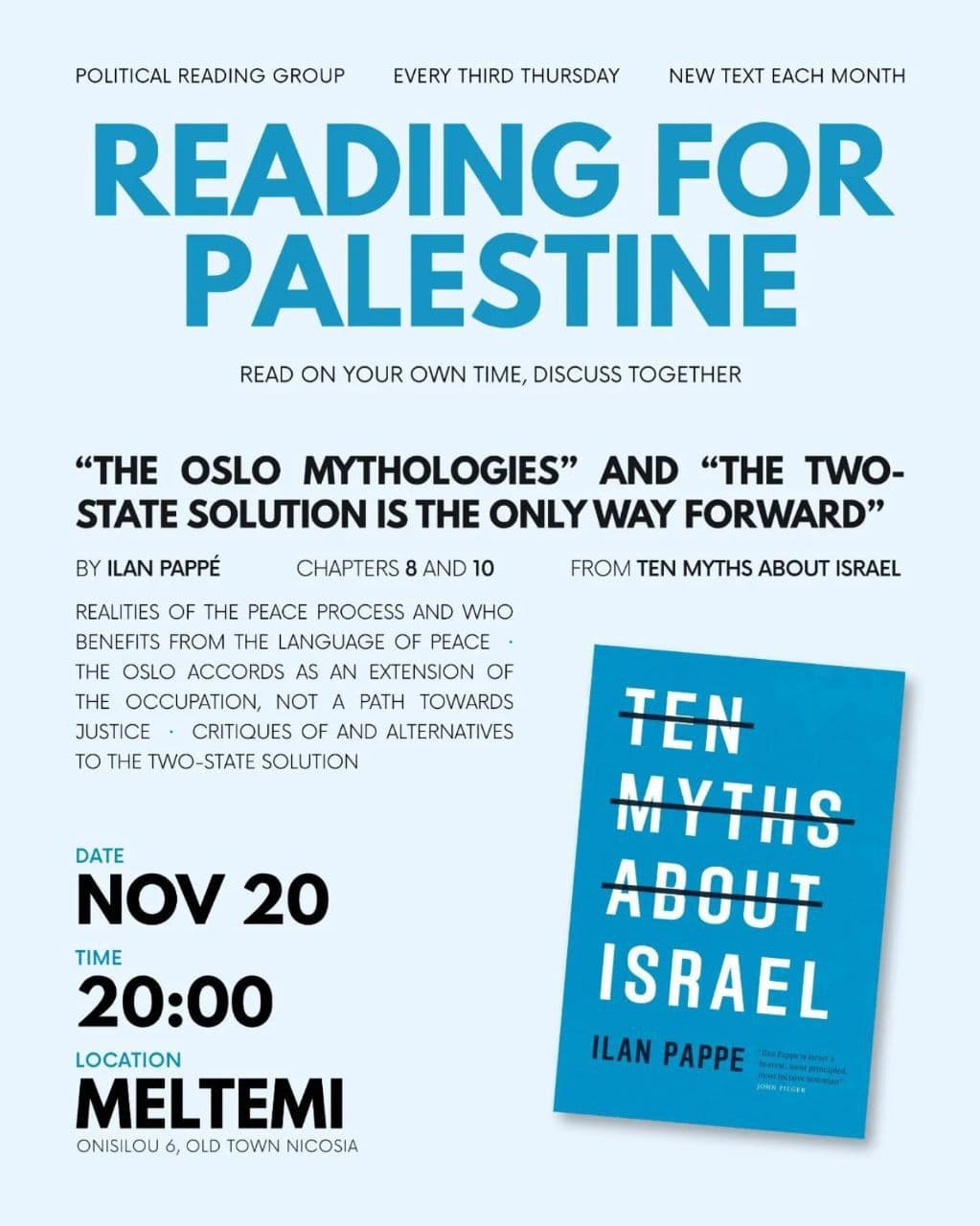 READING FOR PALESTINE