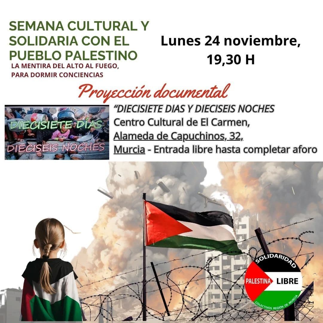 SEMANA CULTURAL Y SOLIDARIA CON EL PUEBLO PALESTINO