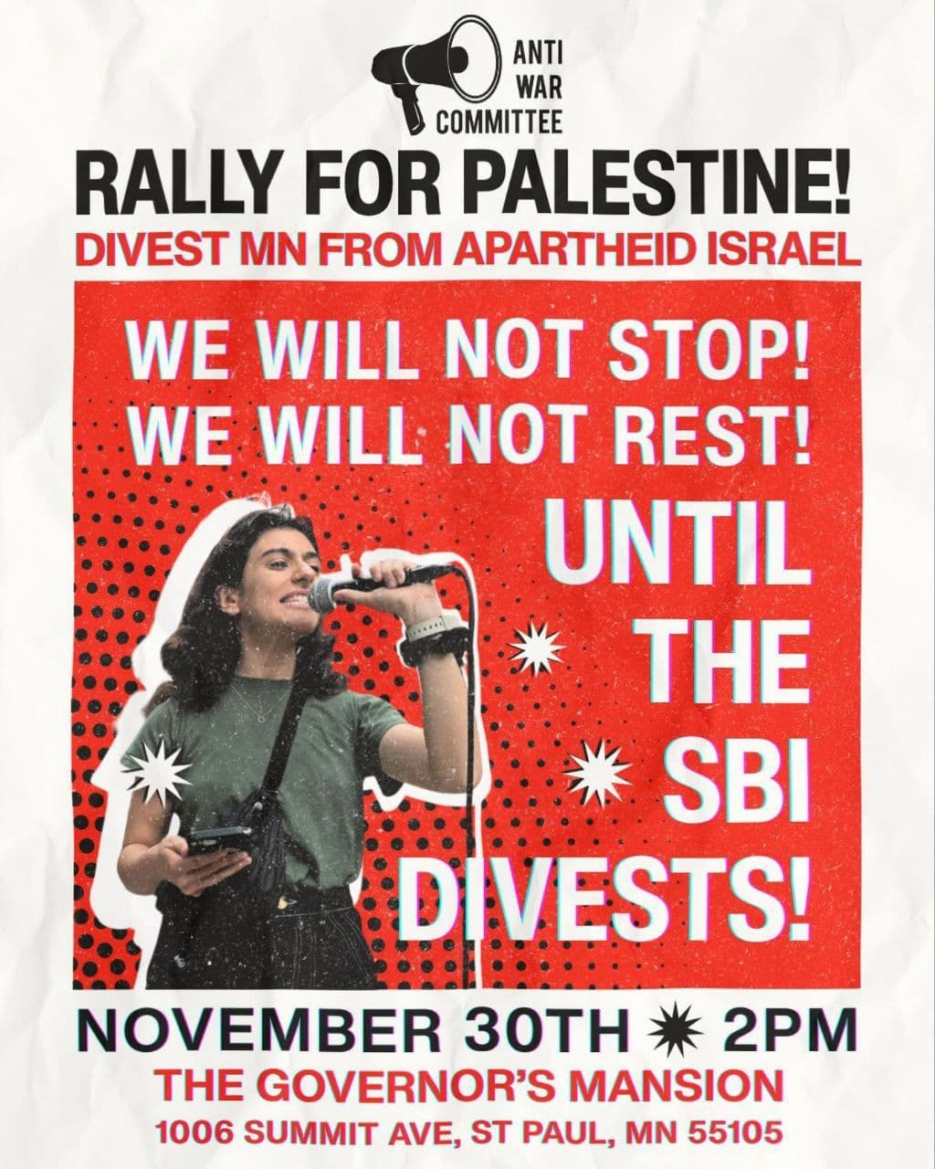 RALLY FOR PALESTINE!