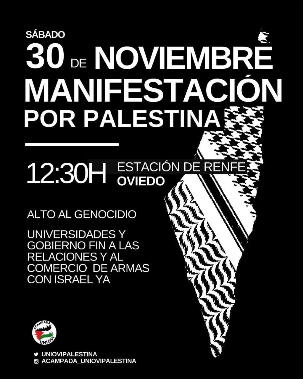 MANIFESTACIÓN POR PALESTINA