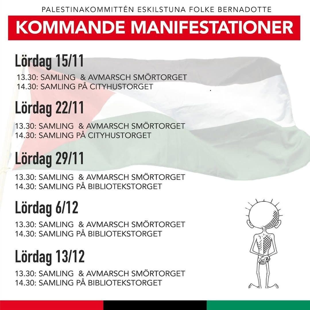 KOMMANDE MANIFESTATIONER / 22 November