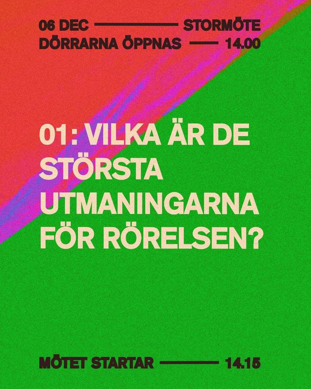 01: VILKA ÄR DE STÖRSTA UTMANINGARNA FÖR RÖRELSEN?