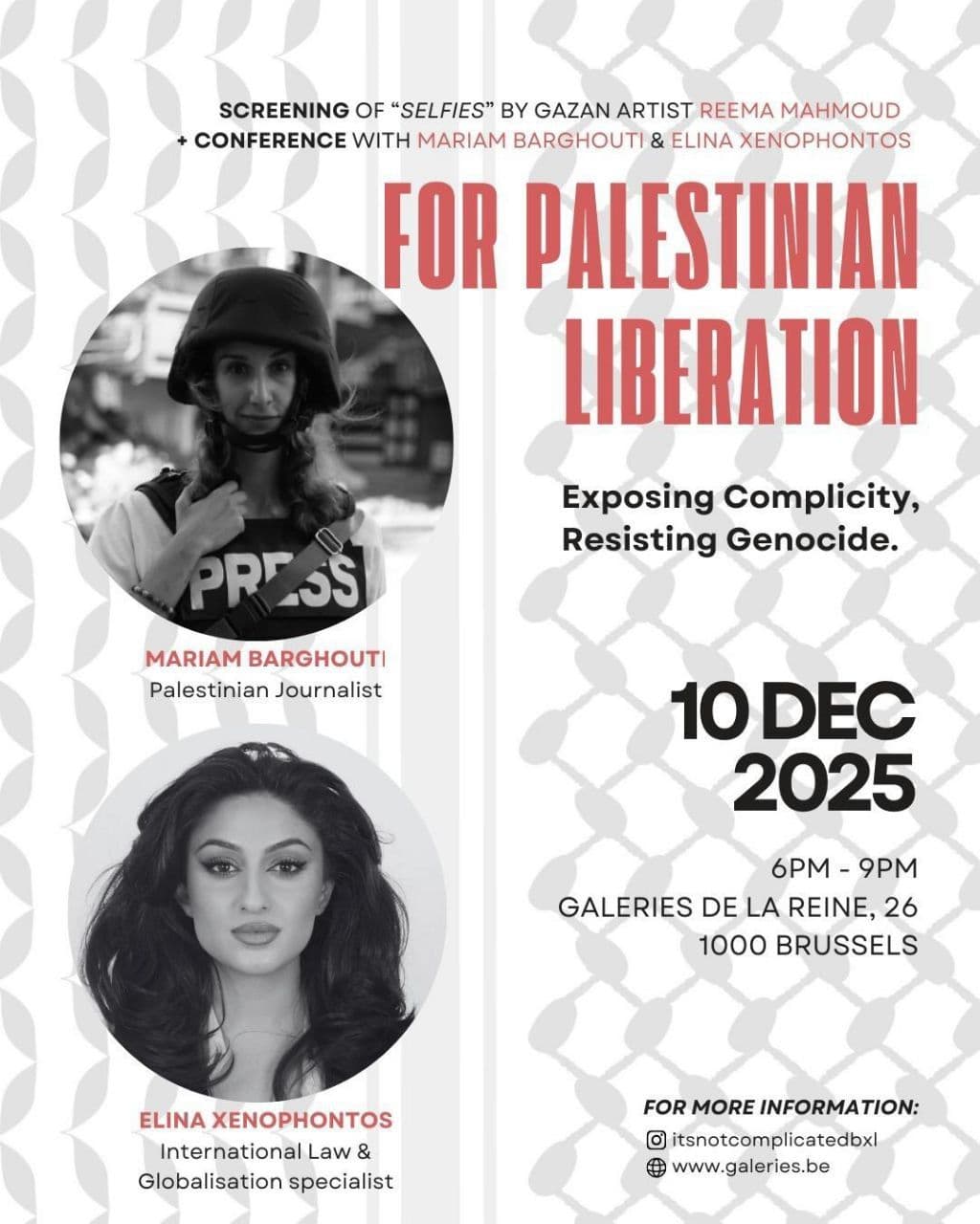 FOR PALESTINIAN LIBERATION / Brussel