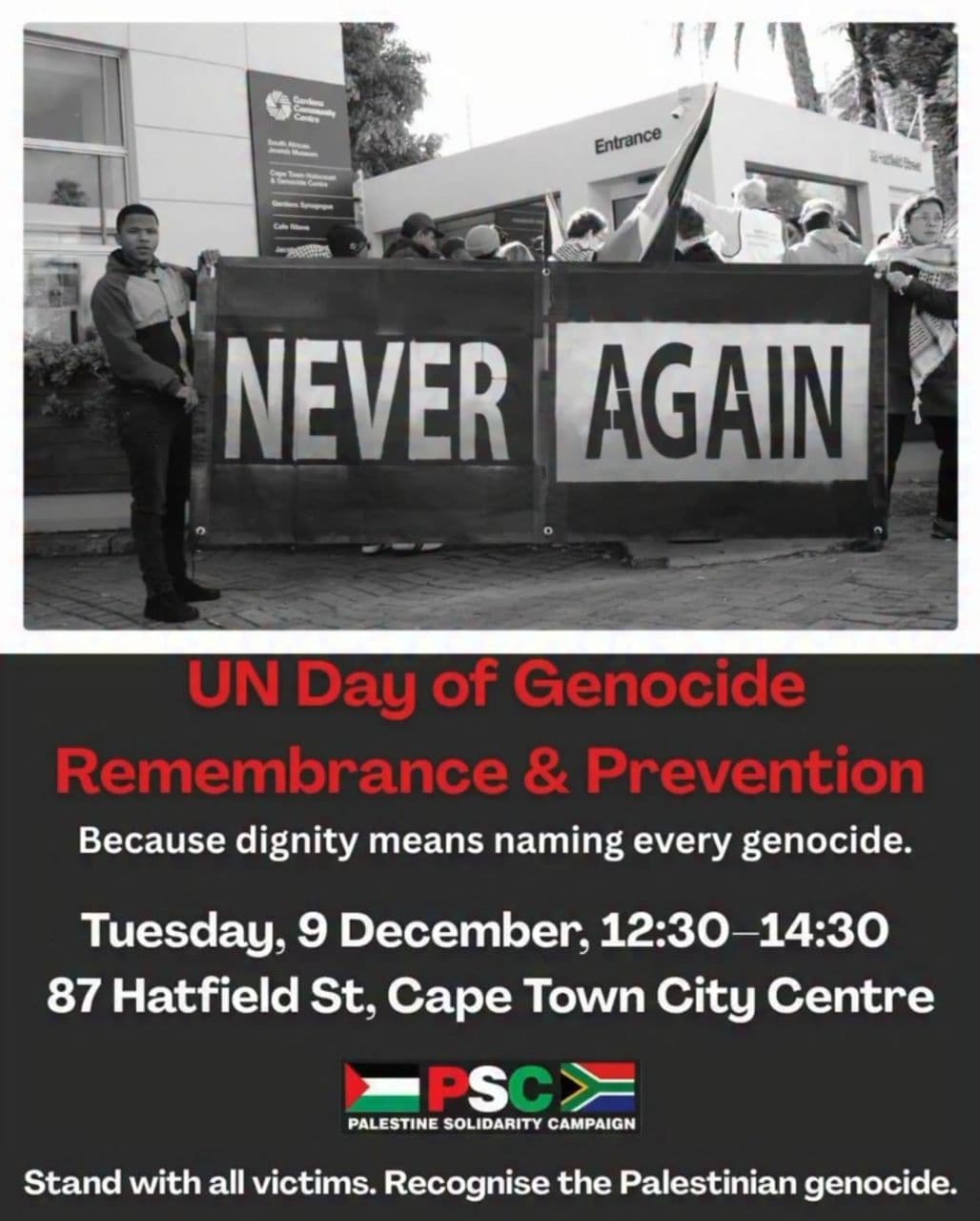 UN Day of Genocide Remembrance & Prevention