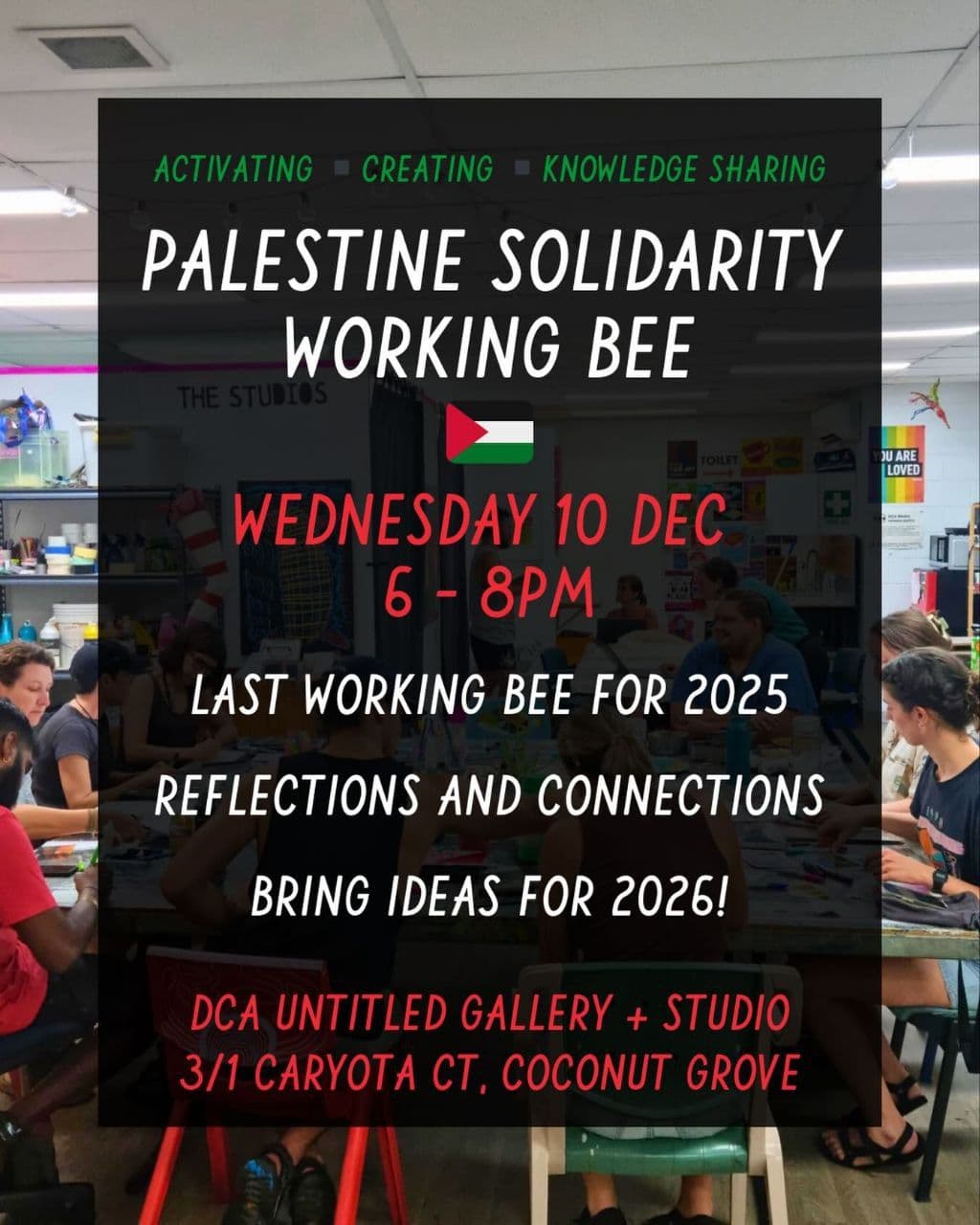 PALESTINE SOLIDARITY WORKING BEE