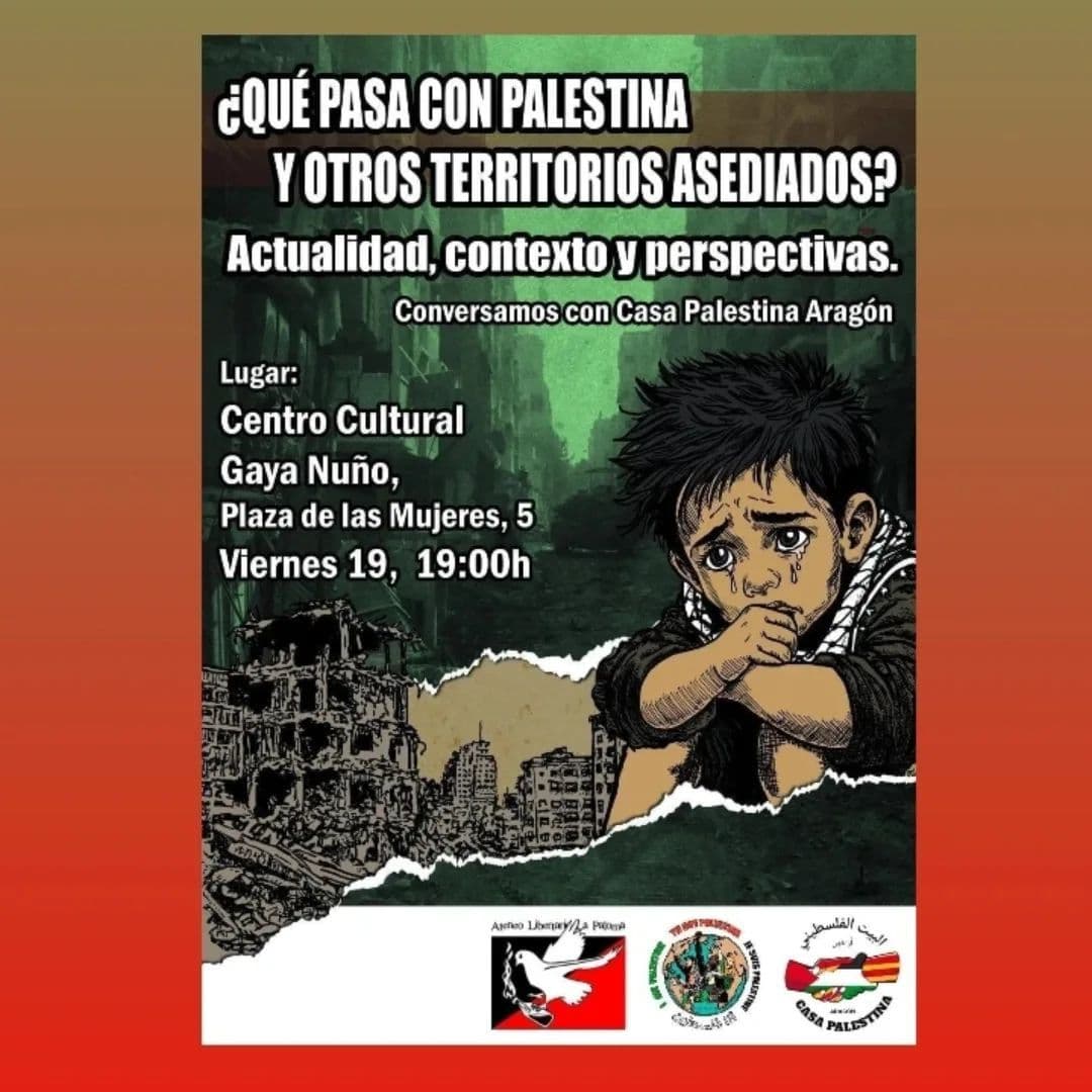 ¿QUÉ PASA CON PALESTINA Y OTROS TERRITORIOS ASEDIADOS?