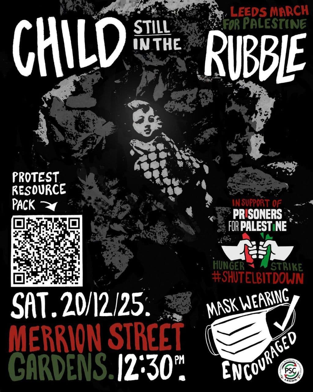 CHILD STILL IN THE RUBBLE