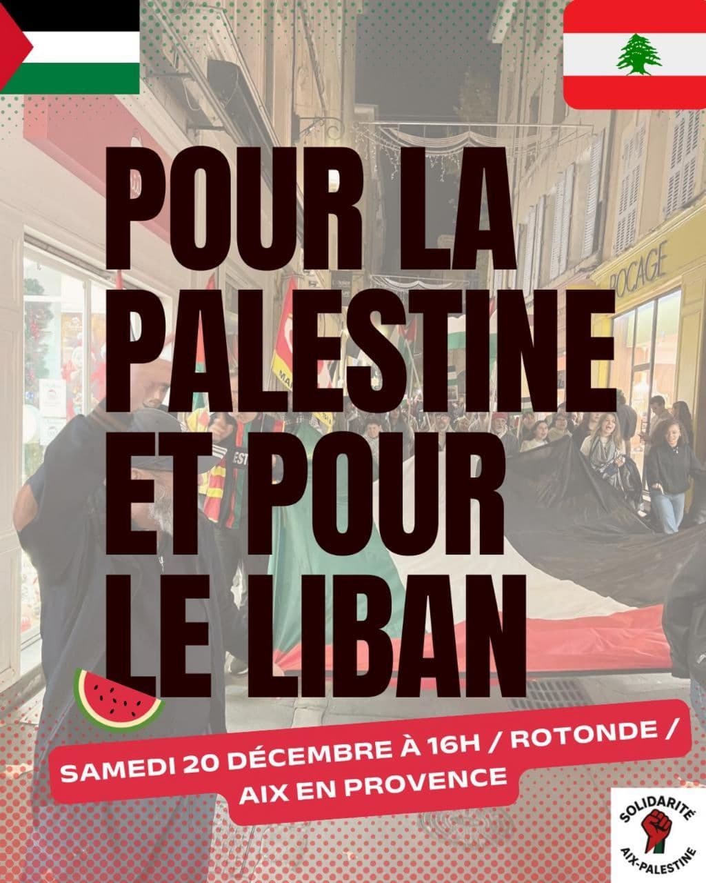 POUR LA PALESTINE ET POUR LE LIBAN