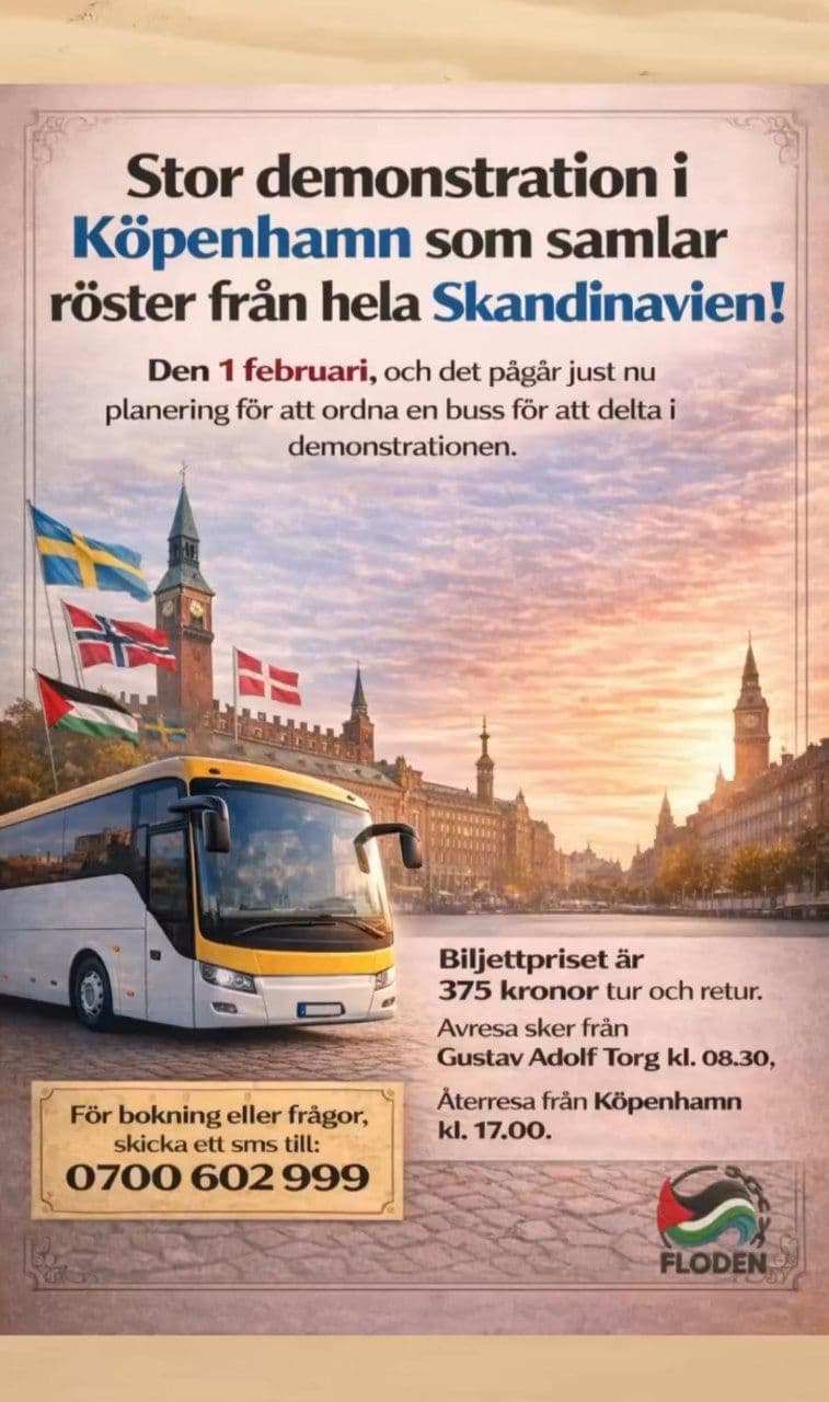 Stor demonstration i Köpenhamn som samlar röster frän hela Skandinavien!