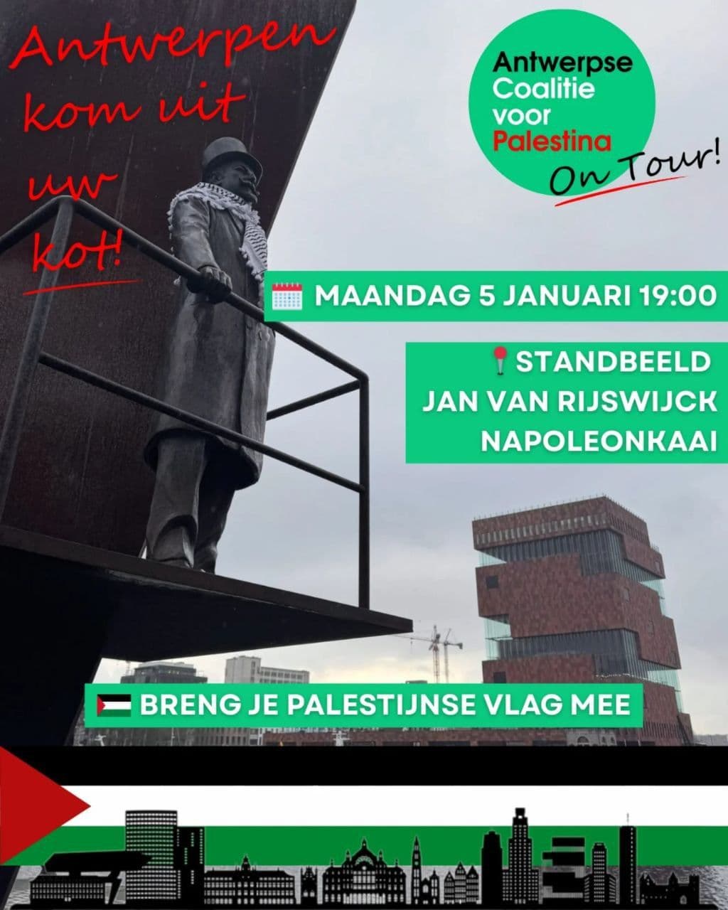 Antwerpen, kom uit uw kot!