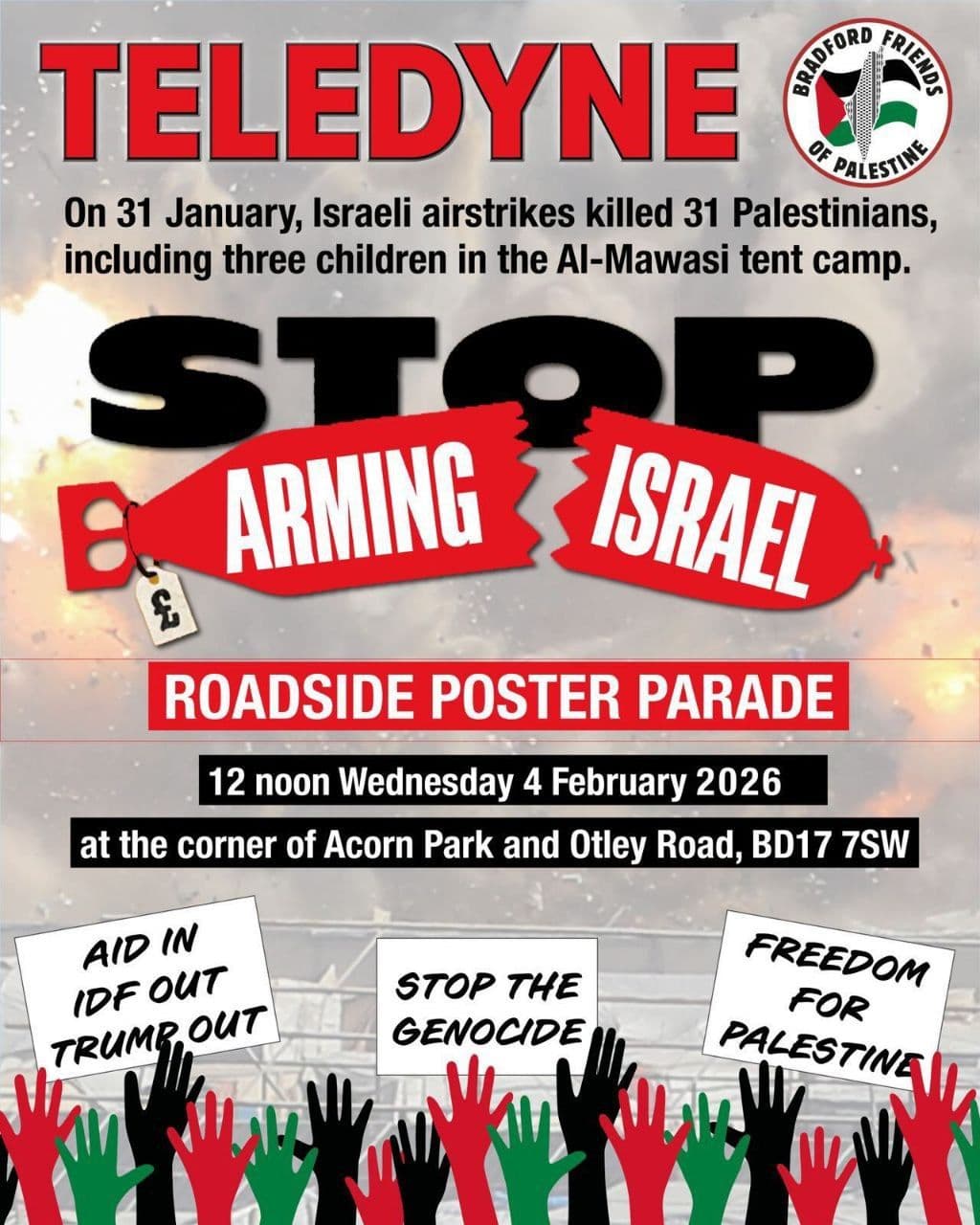 STOP ARMING ISRAEL