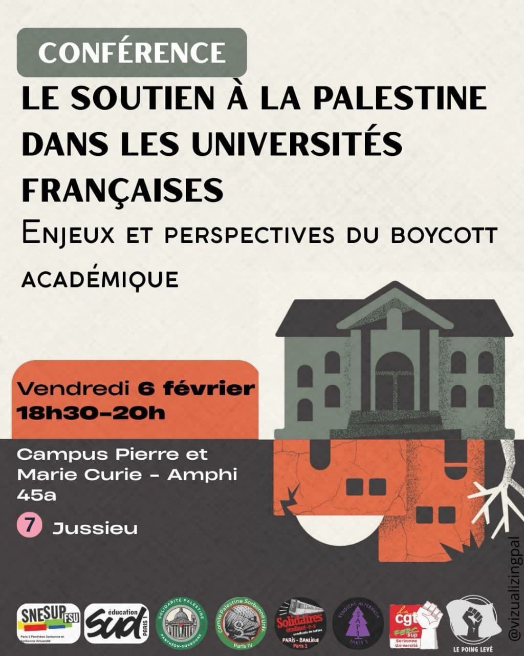 LE SOUTIEN À LA PALESTINE DANS LES UNIVERSITÉS FRANÇAISES
