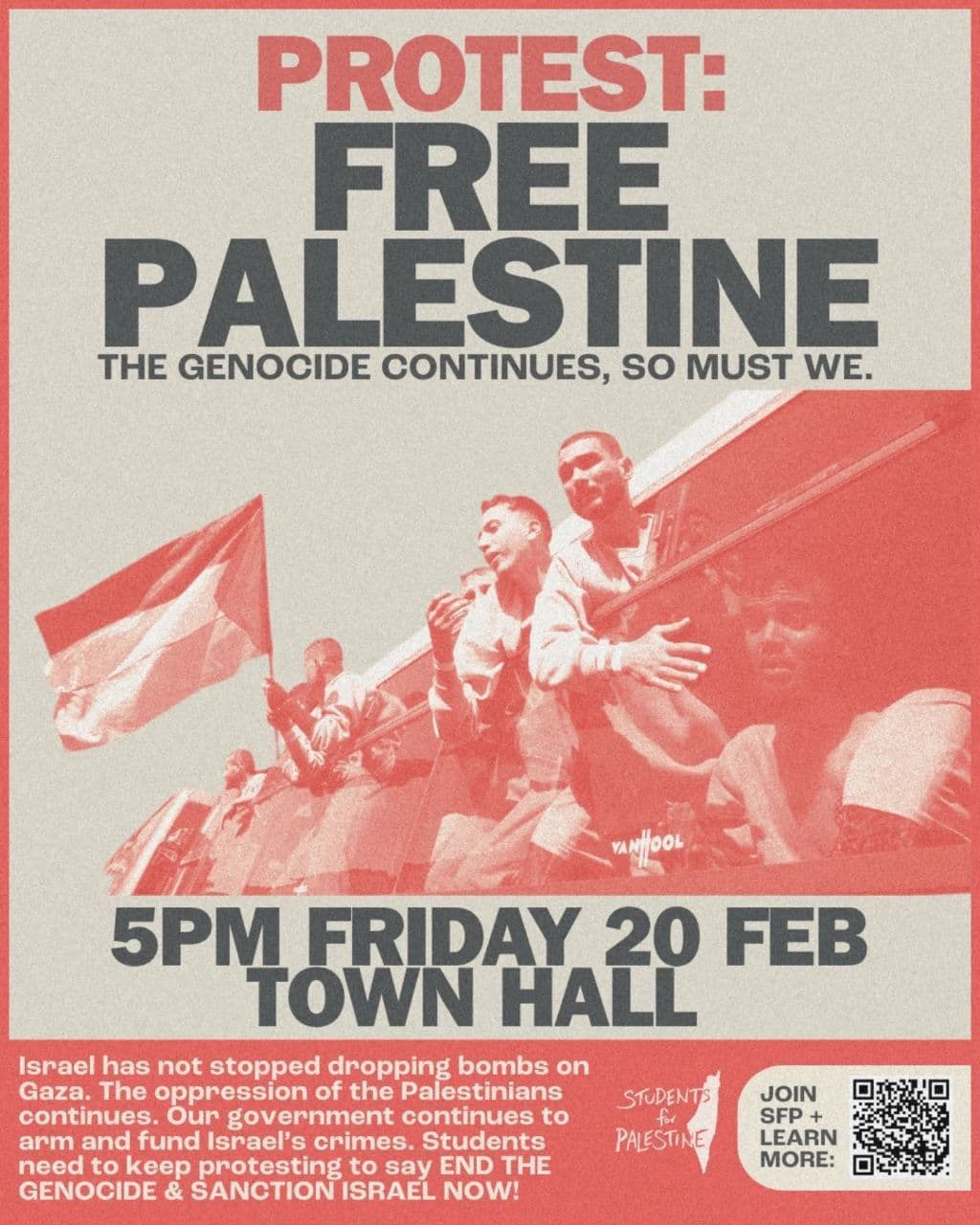 protest: FREE PALESTINE