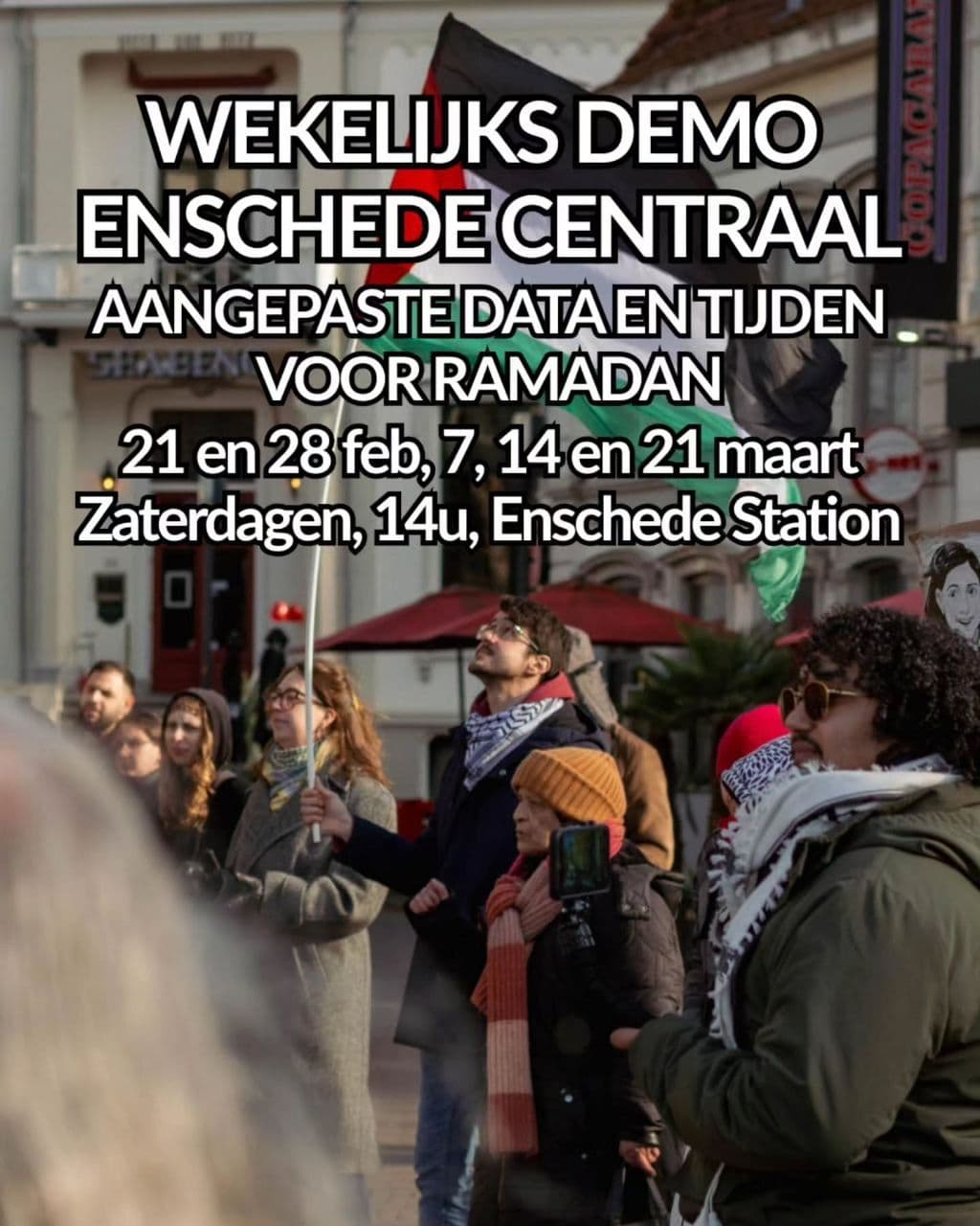 WEKELIJKS DEMO ENSCHEDE CENTRAAL