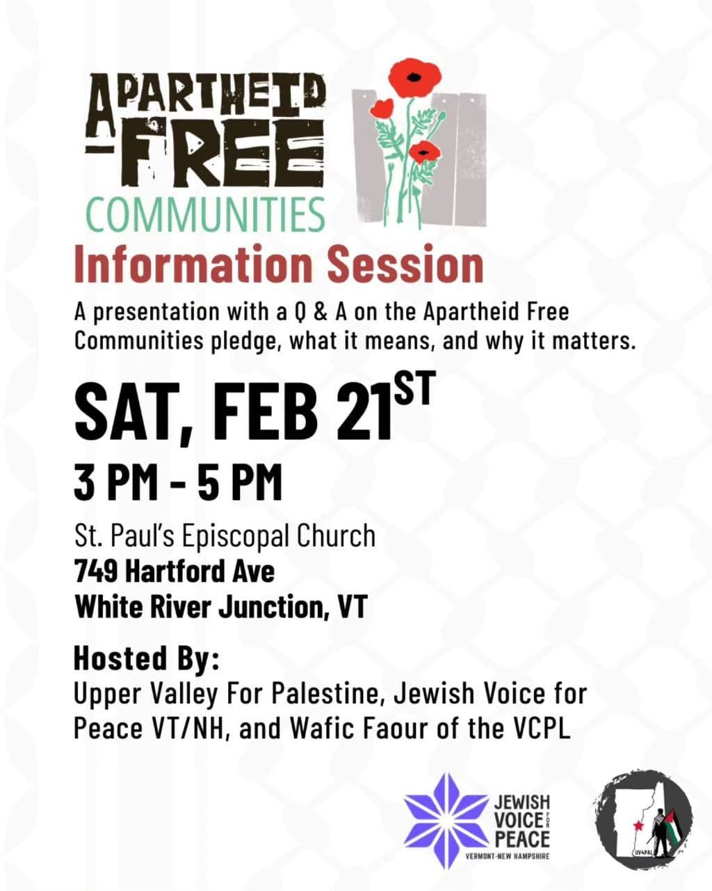 APARTHEID FREE COMMUNITIES